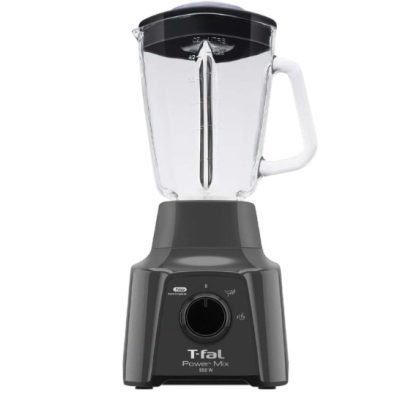 T-fal Licuadora 2 Velocidades Powermix con Vaso de Vidrio de 1.25 litros