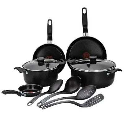 Batería de Cocina 11 Pz Aluminio Antiadherente Expert Tefal